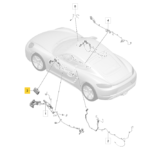 Modulo Controle Porta Porsche 718 Cayman 2018 a 2023 Direita - Imagem 2