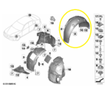 Parabarro Lameiro Bmw 320i F30 2013 a 2018 Traseiro Esq Oem - Imagem 2