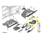 Acabamento Inferior Coluna Volante Bmw 320i F30 2013 a 2018 - Imagem 2