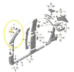 Moldura Coluna Parabrisa Audi Q8 3.0 2020 2021 2022 Direito - Imagem 2