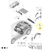 Difusor Saida ar Carroceria Porsche 718 Cayman S 2018 a 2023 - Imagem 2