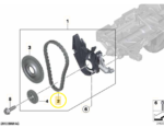 Corrente Bomba Oleo Motor Bmw 320i F30 N20 2013 a 2018 Oem - Imagem 2