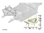 Reforço Eixo Bmw M2 Competition G87 2022 a 2025 Tras Direito - Imagem 3