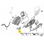 Batente Trava Fechadura Porta Bmw 320i F30 2.0 2013 18 Tras - Imagem 2