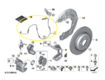 Sensor Pastilha Freio Bmw M2 Competition G87 2022 2025 Tras - Imagem 3