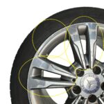 Roda Aro 17 Tala 8 Mercedes E250 E300 W212 2013 2014 a 2016 - Imagem 4