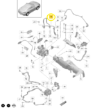 Tubo Mangueira Oleo Turbina Porsche 718 Cayman S 2018 a 2023 - Imagem 2