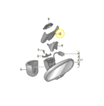 Acabamento Retrovisor Interno Audi Q8 3.0 2020 2021 2022 Oem - Imagem 2