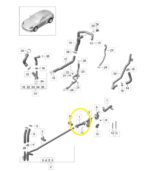 Mangueira Agua Radiador Porsche 718 Cayman S 2018 A 2023 Oem - Imagem 2