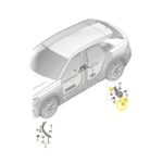Acabamento Spoiler Parabarro Audi Q8 3.0 2020 2021 2022 Dir - Imagem 2