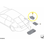 Modulo Amplificador Antena Bmw 320I F30 2.0 2013 14 A 2018 - Imagem 2