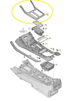 Acabamento Moldura Console Central Audi Q8 3.0 2020 a 2022 - Imagem 2
