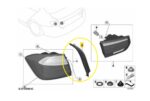 Acabamento Moldura Lanterna Bmw 320i F30 2013 2018 Tras Esq - Imagem 2