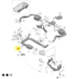 Sonda Lambda Catalisador Porsche 718 Cayman S 2018 a 2023 - Imagem 2