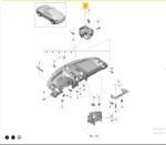Suporte Reforço  Painel  Porsche 718 Cayman 2018 A 2023 Esq - Imagem 2