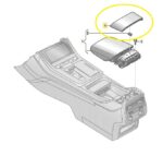 Acabamento Moldura Console Central Audi Q8 3.0 2020 a 2022 - Imagem 2