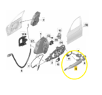 Maçaneta Puxador Porta Bmw 320i F30 2013 2018 Dianteira Esq - Imagem 2