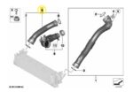 Tubo Mangueira Intercooler Bmw 320i 2.0 F30 2013 a 2018 Oem - Imagem 2