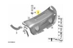 Forro Acabamento Tampa Porta Malas Bmw 320i F30 2013 2018 - Imagem 2