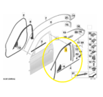Borracha Guarniçao Porta Bmw 320i F30 2013 a 2018 Diant Dir - Imagem 2