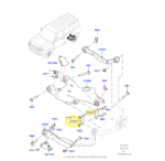 Calço Balança Bandeja Land Rover Defender D300 2023 24 Tras - Imagem 2