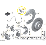 Suporte Chicote Suspensao Bmw M2 Competition G87 2025 Tras - Imagem 3