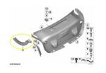 Acabamento Dobradiça Porta Malas Bmw 320i F30 2013 2018 Esq - Imagem 2