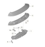 Aerofolio Mecanismo Elevaçao Porsche 911 992 2019 a 2024 Oem - Imagem 2