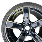 Roda Aro 20 Tala 10,5 Porsche 718 Cayman S 18 19 a 2023 Tras - Imagem 2