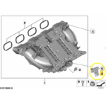 Sensor Pressao Map Admissao Bmw 320I F30 N20 2.0 2013 A 2018 - Imagem 2