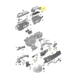 Moldura Duto Painel Corta Fogo Audi Q8 3.0 2020 2021 22 Oem - Imagem 2