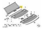 Borracha Vedaçao Tampao Bagagito Bmw 320i F30 2013 a 2018 - Imagem 2