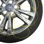Roda Aro 17 Tala 8 Mercedes E250 E300 W212 2013 2014 a 2016 - Imagem 3