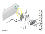 Pino Trava Porta Bmw M2 Coupe G87 2022 2023 A 2025 Esquerdo - Imagem 2