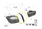 Acabamento Lanterna Porta Malas Bmw 320i F30 2013 a 2018 Dir - Imagem 2