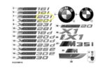 Emblema Escrita 20i Tampa Logo Bmw X1 U11 2023 2024 a 2026 - Imagem 2
