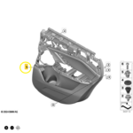 Forro Porta Bmw X1 U11 2023 2024 a 2026 Traseira Direita - Imagem 2