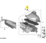 Sensor Fluxo Ar Temperatura Admissao Bmw X1 U11 2023 a 2026 - Imagem 2