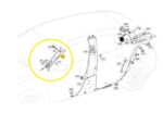 Moldura Acabamento Coluna Mercedes Benz A35 Amg 19 Diant Esq - Imagem 2