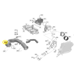 Duto Ar Admissao Mercedes Benz A35 Amg 2019 2020 2021 A 2023 - Imagem 2
