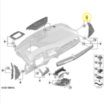 Acabamento Tampa Painel Bmw X1 U11 2023 2024 a 2026 Direita - Imagem 2