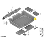 Forro Assoalho Estepe Porta Malas Bmw X1 U11 2023 24 A 2026 - Imagem 2