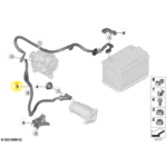 Chicote Alternador Motor Arranque Bmw X1 U11 2023 24 a 2026 - Imagem 2