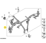 Suporte Armaçao Painel Tabelier Bmw X1 U11 2023 2024 a 2026 - Imagem 2