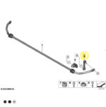 Bieleta Suspensao Bmw X1 U11 2023 2024 2025 2026 Traseiro - Imagem 2
