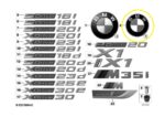 Logo Emblema Tampa Traseira Bmw X1 M Sport U11 2023 a 2026 - Imagem 2