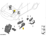 Suporte Modulo Distribuidor Energia Bmw X1 U11 2023 a 2026 - Imagem 2