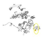Batente Fechadura Porta Mercedes Benz A35 Amg 2019 a 2023 - Imagem 2
