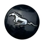 Emblema Calota Roda Center Cap Ford Mustang V8 2018 2021 Oem