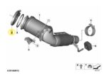Abraçadeira Catalisador Turbina Bmw X1 U11 2023 2024 a 2026 - Imagem 2
